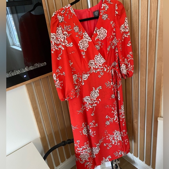 Red dinner dress size 8 - Picture 2 of 3